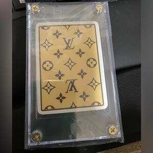 Louis Vuitton playing card 10 of ♠️ spades